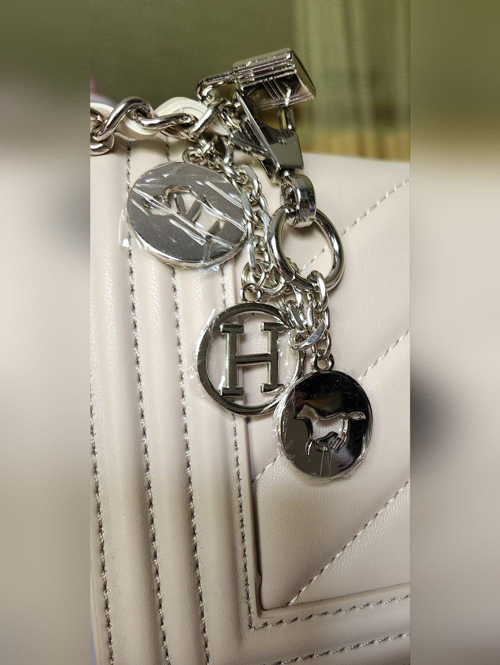 Hermes Silver Charm Chain 6.5" - Picture 2 of 4
